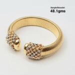 Luxury Crystal Mesh Open Cuff Bracelet