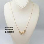 Floral Charm Gold Necklace