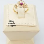 Ruby Butterfly Gold Ring