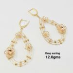 Champagne Crystal Drop Earrings