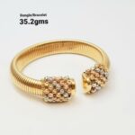 Luxury Crystal Mesh Open Cuff Bracelet