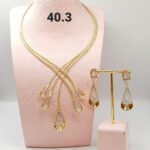 Butterfly Gold Necklace Set