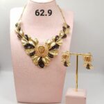 Beaded Gold Necklace Set