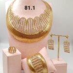 Luxury Egyptian Collar Gold Jewelry Set