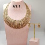 Luxury Mesh Collar Gold Jewelry Set
