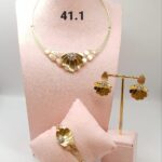 Royal Oval Crystal Gold Jewelry Set
