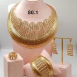 Imperial Mesh Collar Gold Jewelry Set