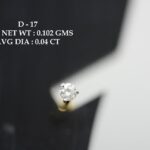 Heart-Shaped Diamond Stud Earring