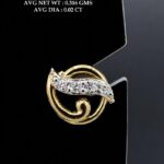 Gold Swirl Diamond Pendant