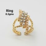 Twisted Elegance Gold Ring