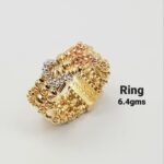 Regal Textured Gold Ring