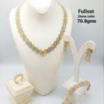 Elegance Gold Necklace & Earrings Set